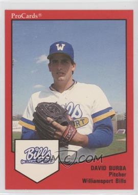 1989 ProCards Minor League Team Sets - [Base] #630 - David Burba