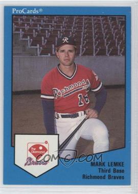 1989 ProCards Minor League Team Sets - [Base] #830 - Mark Lemke
