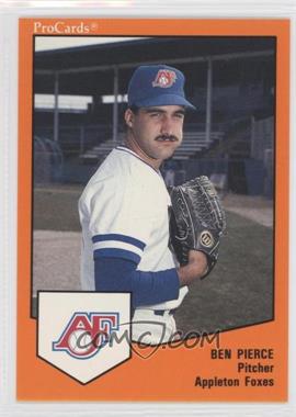 1989 ProCards Minor League Team Sets - [Base] #874 - Ben Pierce