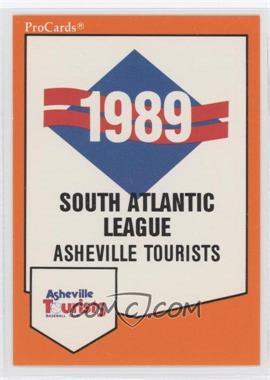 1989 ProCards Minor League Team Sets - [Base] #939 - Checklist - Asheville Tourists