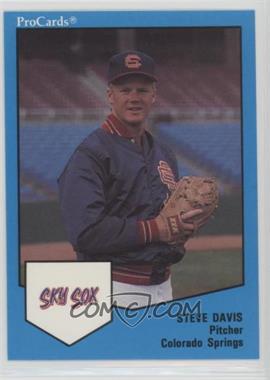 1989 ProCards Triple A - [Base] #249 - Steve Davis