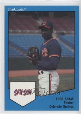 1989 ProCards Triple A - [Base] #259 - Theo Shaw