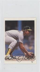 1989 Red Foley's Best Baseball Book Ever Stickers - [Base] #72 - Carney Lansford