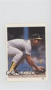 1989 Red Foley's Best Baseball Book Ever Stickers - [Base] #72 - Carney Lansford