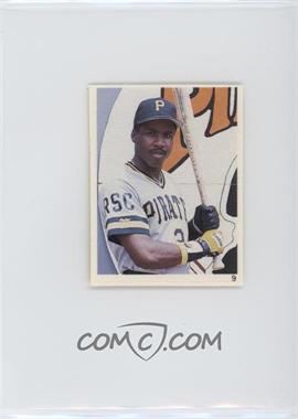 1989 Red Foley's Best Baseball Book Ever Stickers - [Base] #9 - Barry Bonds