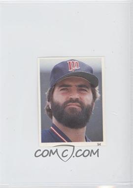 1989 Red Foley's Best Baseball Book Ever Stickers - [Base] #94 - Jeff Reardon