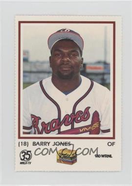 1989 Richmond Braves Team Issue - [Base] #18 - Barry Jones