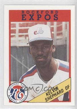 1989 Rockford Litho Center Rockford Expos - [Base] #44 - Kelvin Shephard