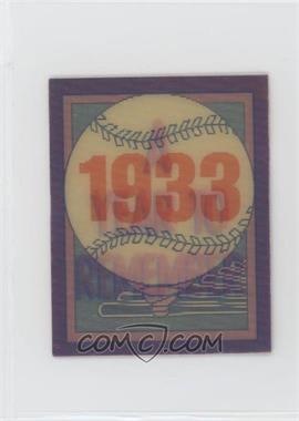 1989 Score - A Year to Remember Inserts #2 - 1933