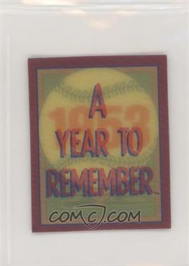 1989 Score - A Year to Remember Inserts #22 - 1953