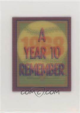 1989 Score - A Year to Remember Inserts #37 - 1968