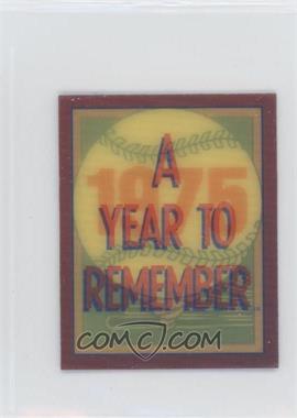 1989 Score - A Year to Remember Inserts #44 - 1975