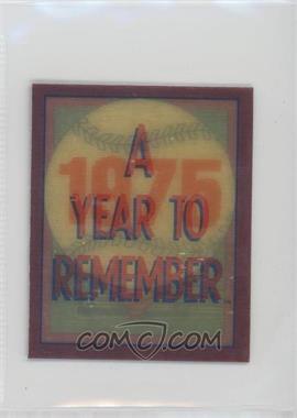 1989 Score - A Year to Remember Inserts #44 - 1975