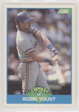 1989 Score - [Base] - Blank Back #151 - Robin Yount [Noted]