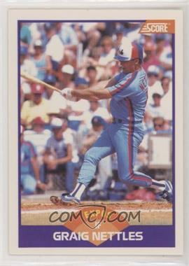 1989 Score - [Base] #277 - Graig Nettles [EX to NM]