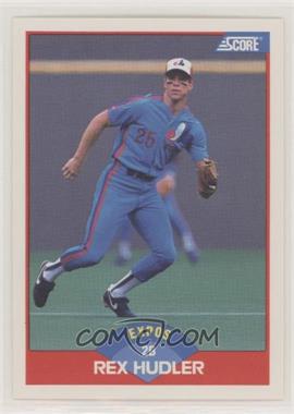 1989 Score - [Base] #470 - Rex Hudler