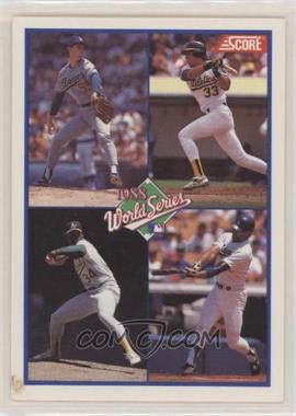 1989 Score - [Base] #582 - Orel Hershiser, Kirk Gibson, Dave Stewart, Jose Canseco