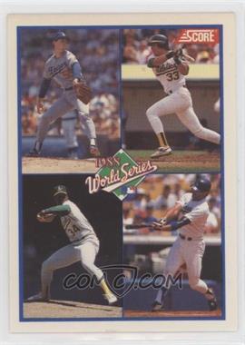 1989 Score - [Base] #582 - Orel Hershiser, Kirk Gibson, Dave Stewart, Jose Canseco