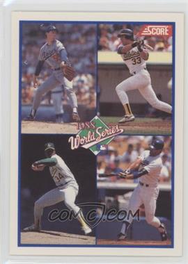 1989 Score - [Base] #582 - Orel Hershiser, Kirk Gibson, Dave Stewart, Jose Canseco