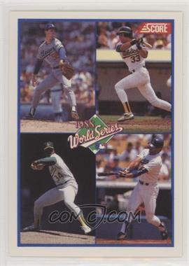 1989 Score - [Base] #582 - Orel Hershiser, Kirk Gibson, Dave Stewart, Jose Canseco