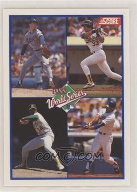 1989 Score - [Base] #582 - Orel Hershiser, Kirk Gibson, Dave Stewart, Jose Canseco