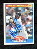 Wade Boggs (Season in 4th Line) [JSA Certified COA Sticker]