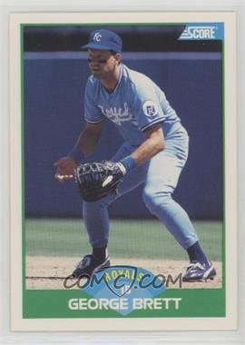 1989 Score - [Base] #75.2 - George Brett (At 33, Hit over .300)