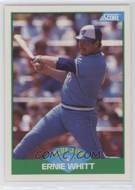 1989 Score - [Base] #98 - Ernie Whitt