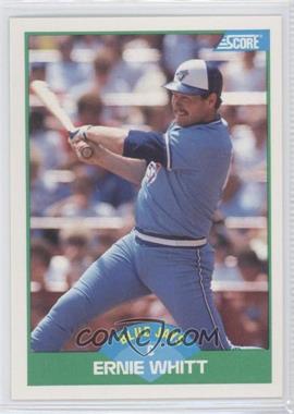 1989 Score - [Base] #98 - Ernie Whitt