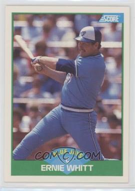 1989 Score - [Base] #98 - Ernie Whitt