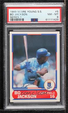 1989 Score - Young Superstars I #5 - Bo Jackson [PSA 8 NM‑MT]