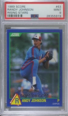 1989 Score 100 Hottest Rookies - Box Set [Base] #63 - Randy Johnson [PSA 9 MINT]