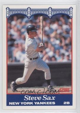1989 Score NatWest Banks New York Yankees - [Base] #2 - Steve Sax