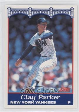 1989 Score NatWest Banks New York Yankees - [Base] #30 - Clay Parker