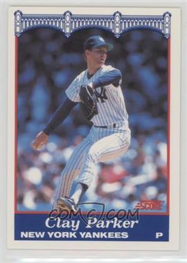 1989 Score NatWest Banks New York Yankees - [Base] #30 - Clay Parker