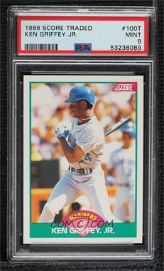 1989 Score Rookie & Traded - Box Set [Base] #100T - Ken Griffey Jr. [PSA 9 MINT]