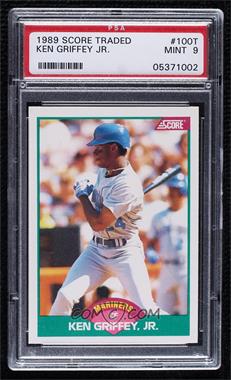 1989 Score Rookie & Traded - Box Set [Base] #100T - Ken Griffey Jr. [PSA 9 MINT]