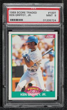 1989 Score Rookie & Traded - Box Set [Base] #100T - Ken Griffey Jr. [PSA 9 MINT]