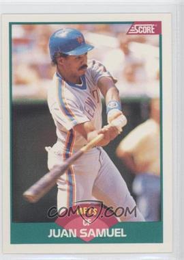 1989 Score Rookie & Traded - Box Set [Base] #21T - Juan Samuel