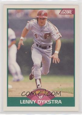 1989 Score Rookie & Traded - Box Set [Base] #28T - Lenny Dykstra