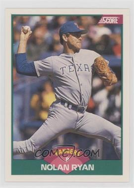 1989 Score Rookie & Traded - Box Set [Base] #2T - Nolan Ryan