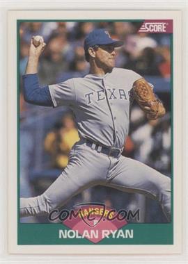 1989 Score Rookie & Traded - Box Set [Base] #2T - Nolan Ryan