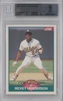 Rickey Henderson [BGS 9 MINT]