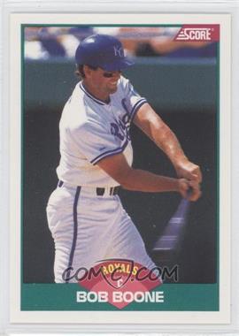 1989 Score Rookie & Traded - Box Set [Base] #74T - Bob Boone