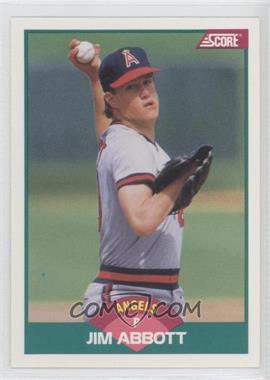 1989 Score Rookie & Traded - Box Set [Base] #88T - Jim Abbott