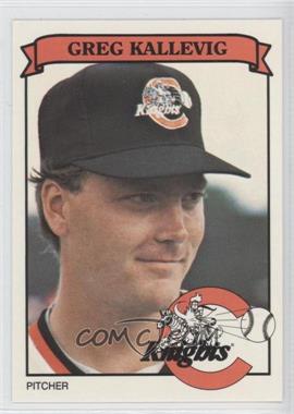 1989 Smittys/Toyota Charlotte Knights - [Base] #16 - Greg Kallevig