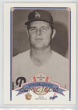 1989 Smokey Bear A Century of Dodger Greats - [Base] #7 - Don Drysdale