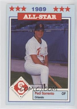 1989 Southern League All-Stars - [Base] #13 - Paul Sorrento