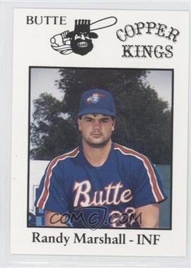 1989 Sport Pro Billings Mustangs - [Base] #20 - Randy Marshall