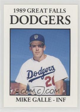 1989 Sport Pro Great Falls Dodgers - [Base] #28 - Mike Galle